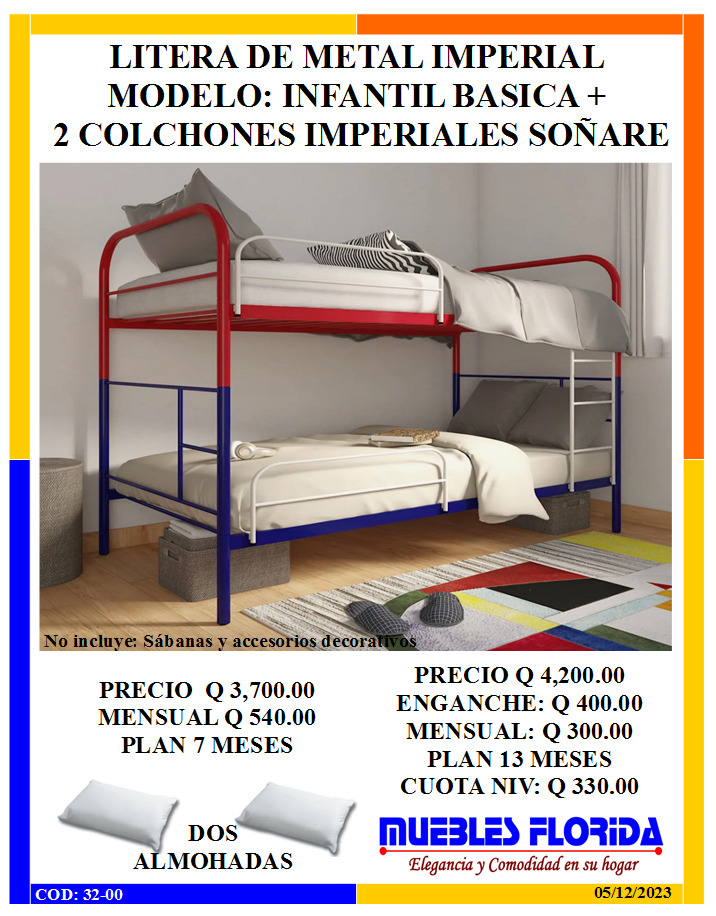 Litera de metal imperial